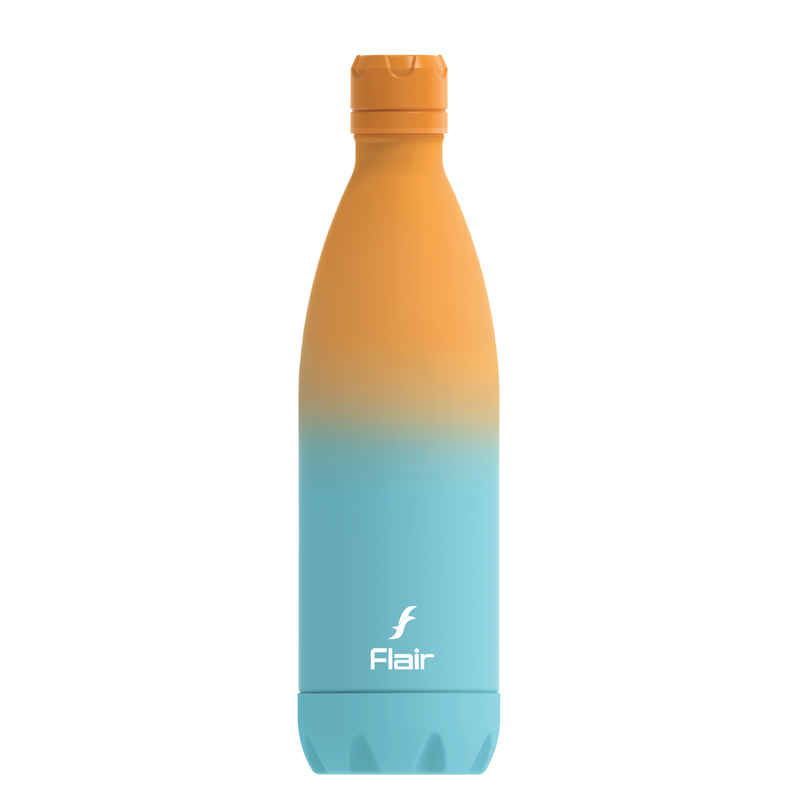 Flair Pop Insulated Steel Bottle 750Ml | Sunset Orange & Blue | Double | Walled Vacuum Flask