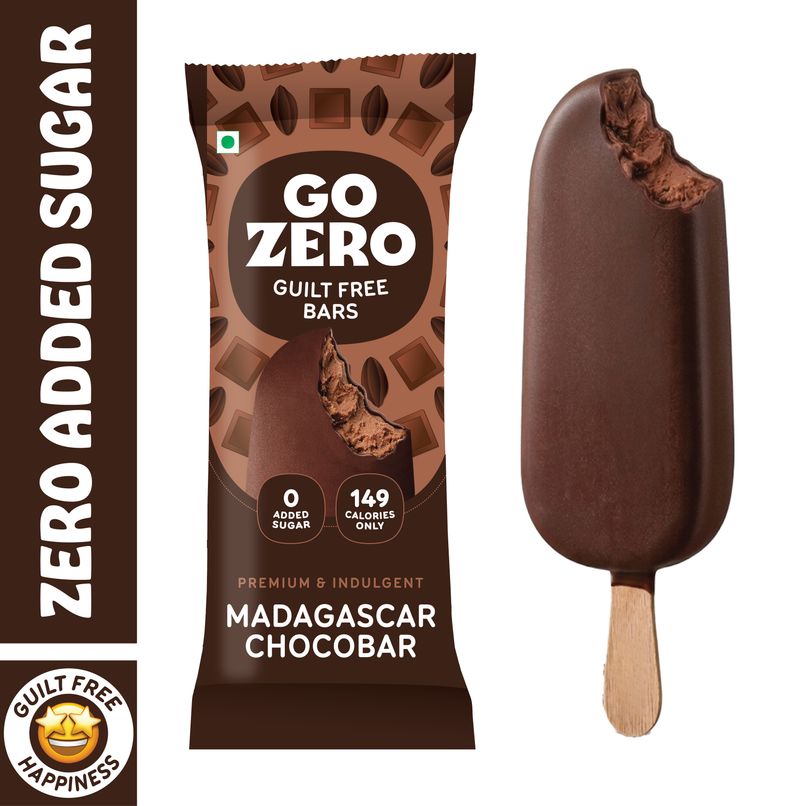 Go Zero Madagascar Chocolate Guilt Free Ice Cream Bar