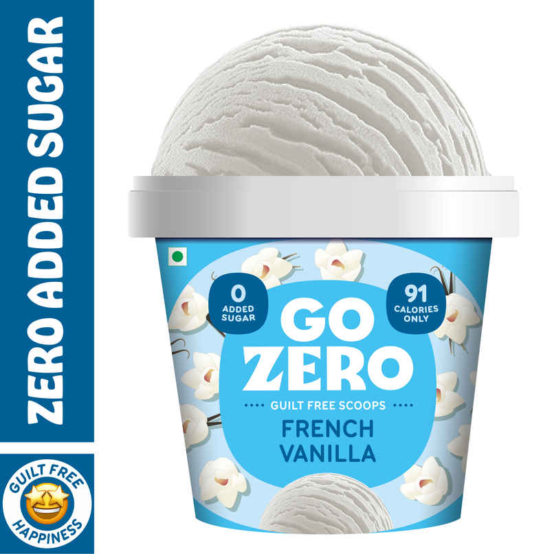 Go Zero French Vanilla Guilt Free Ice Cream Cup Go Zero French Vanilla Guilt Free Ice Cream Cup