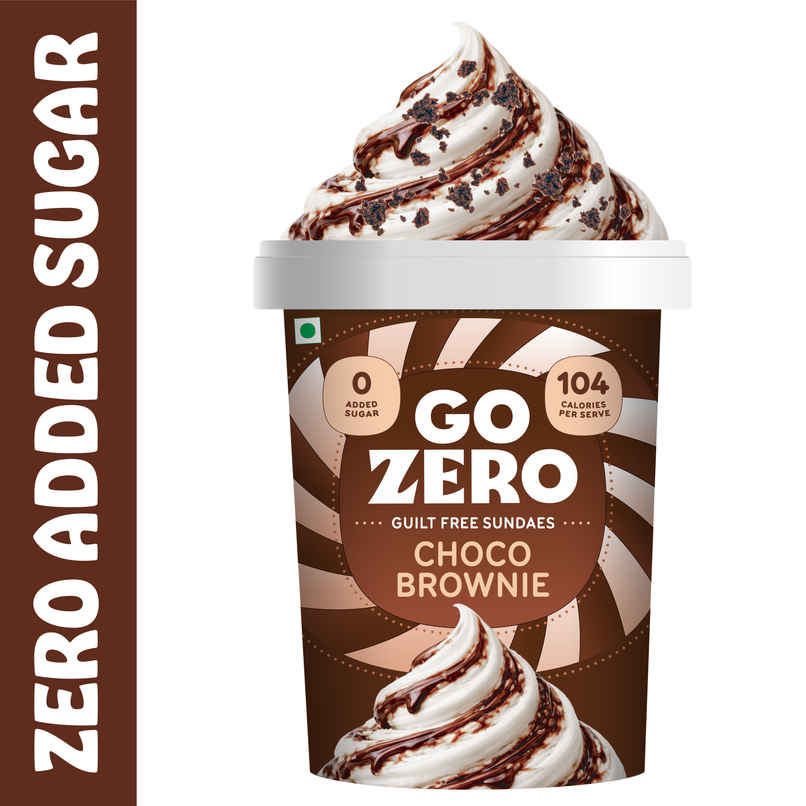 Go Zero Choco Brownie Sundae Guilt Free Ice Cream Tub