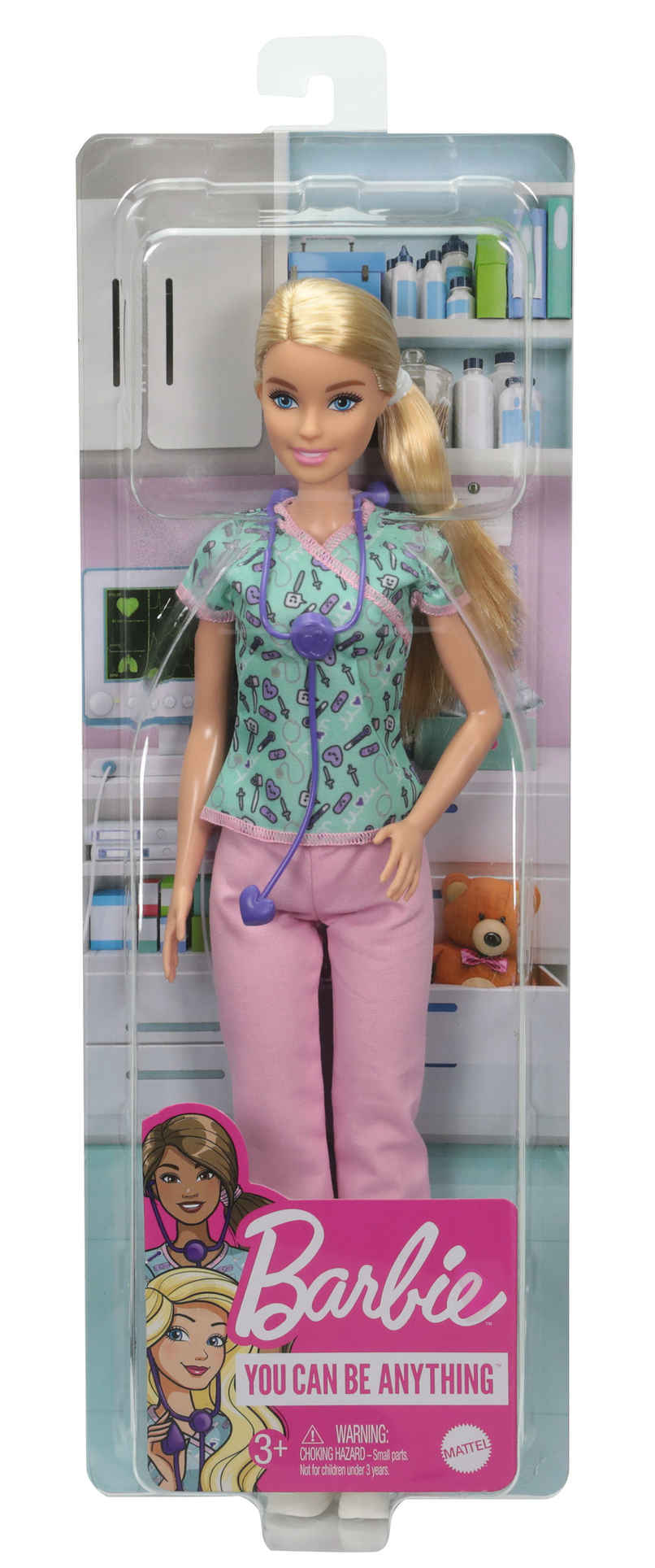 Barbie Nurse Doll Blonde Hair & Accessories Barbie Nurse Doll Blonde Hair & Accessories