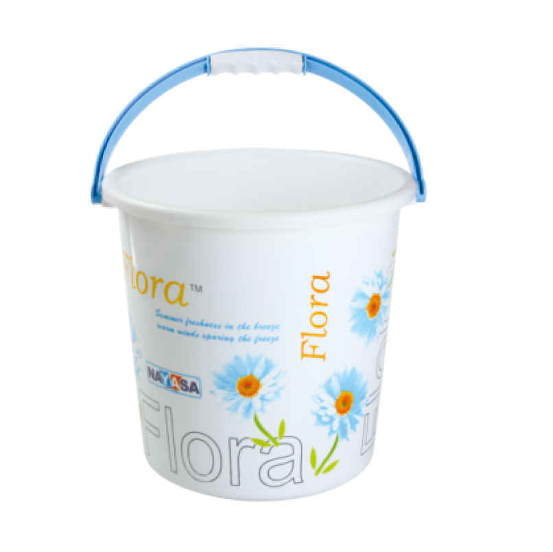 Nayasa Boon Plastic Bathroom Bucket | Strong and Durable Water Storage Bucket | 25 L | Blue