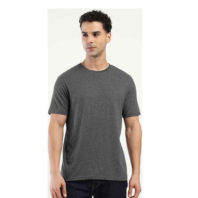 Levi's Men's Poly Cotton Round Neck T-shirt | Dark Grey - L Levi's Men's Poly Cotton Round Neck T-shirt | Dark Grey - L