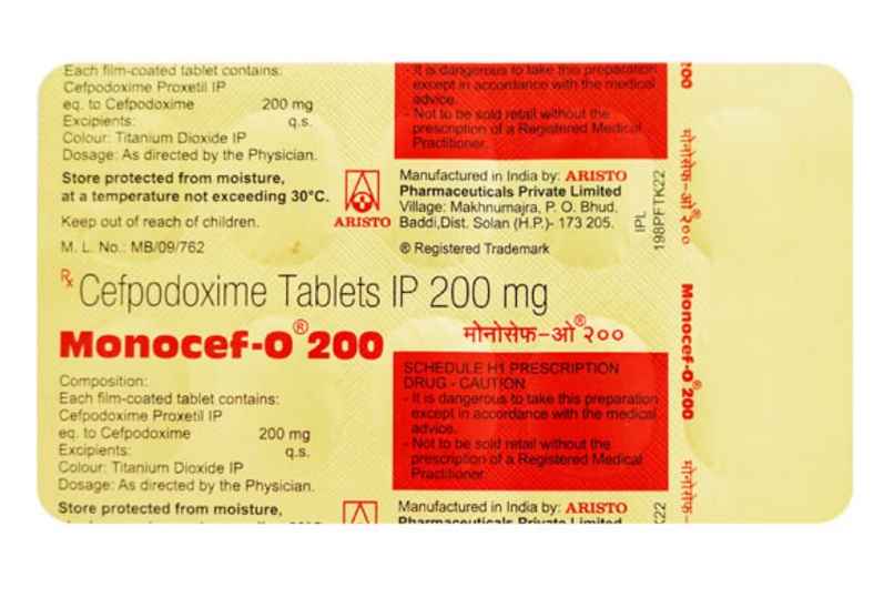Monocef-O 200 Tablet Monocef-O 200 Tablet
