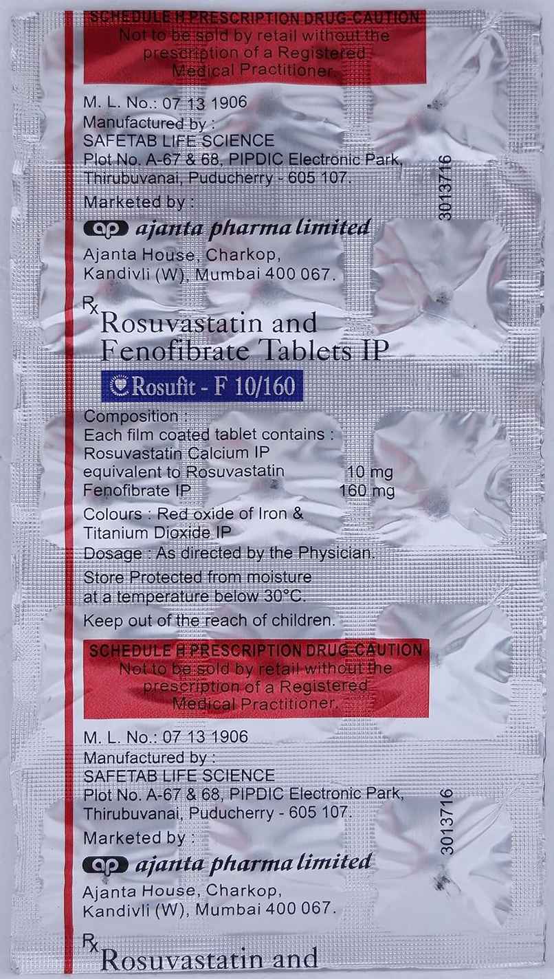 Rosufit-F 10/160 Tablet Rosufit-F 10/160 Tablet
