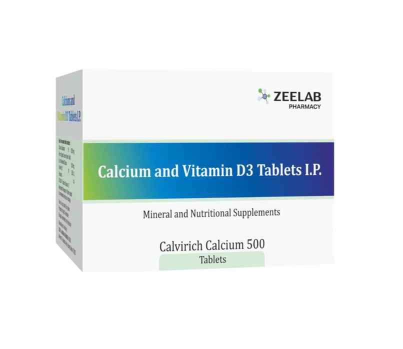Calvirich Calcium 500 Tablet Calvirich Calcium 500 Tablet