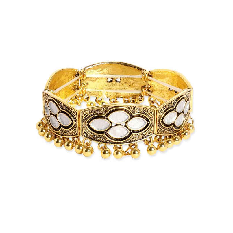 Rubans Gold Plated Bangle Style Bracelet