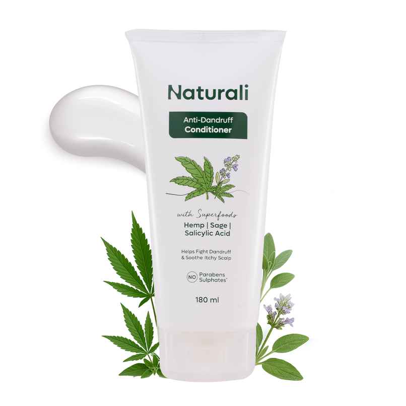 Naturali Anti-Dandruff Conditioner with Sage & Salicylic Acid | No Sulphate, No Paraben