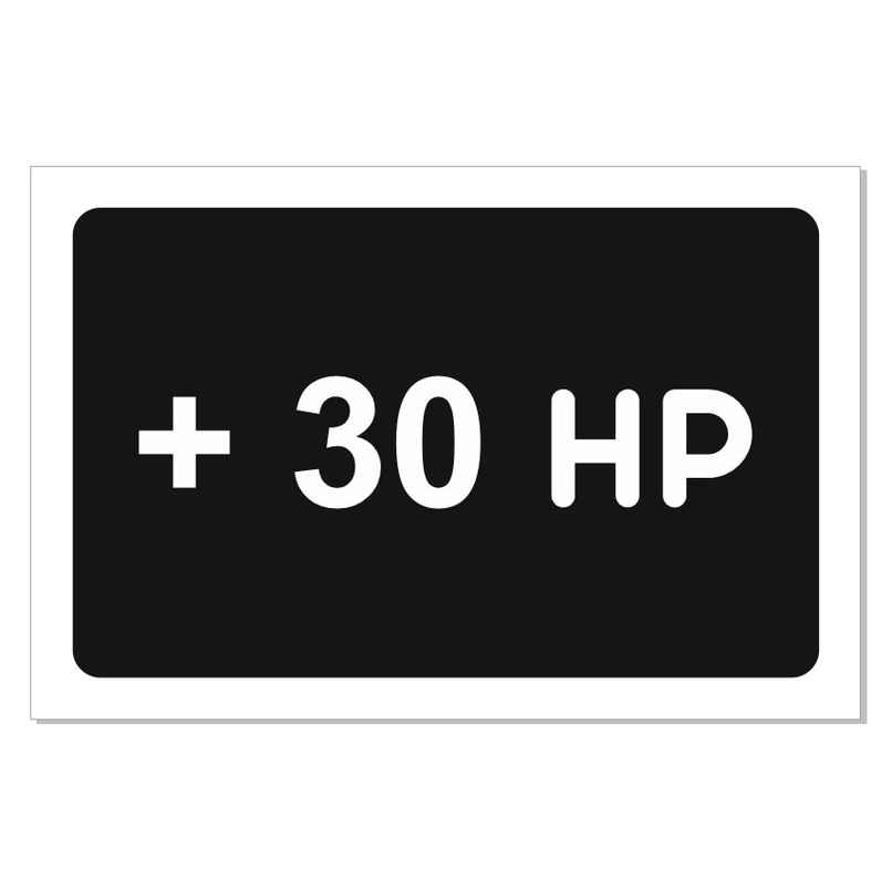 Samsidhi Auto 30hp Car Sticker