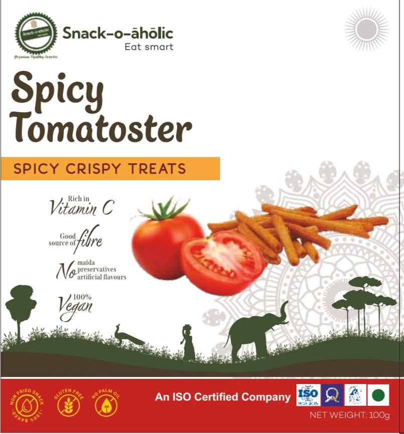 Snack-o-aholic Spicy Tomatoster