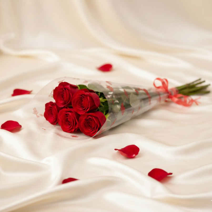 5 Red Rose Bouquet