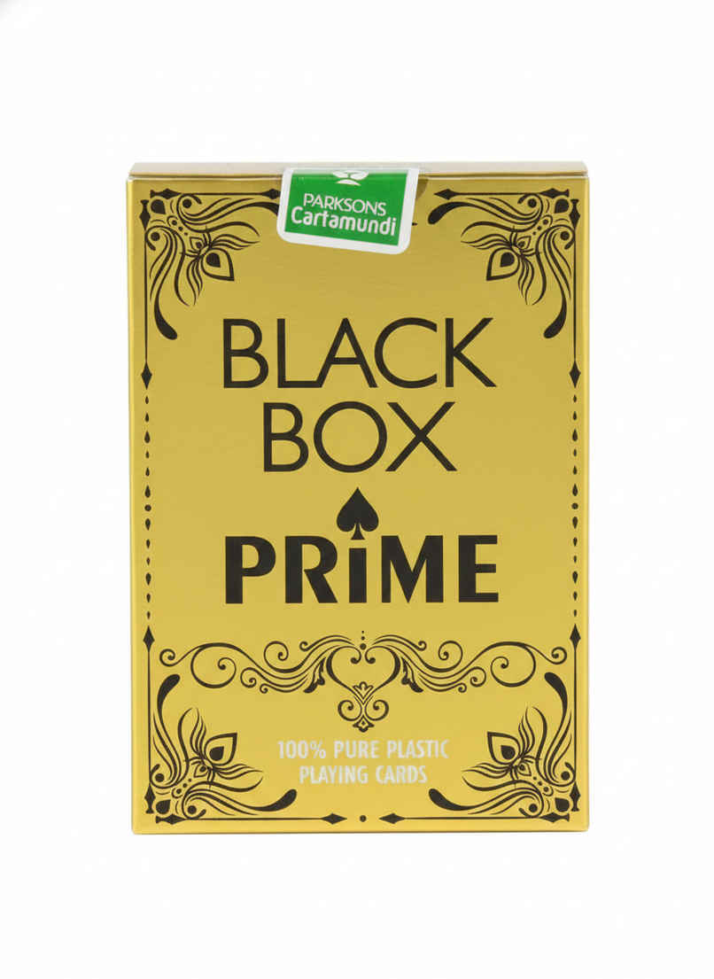 Parksons Cartamundi Plastic Playing Cards Black Box Prime