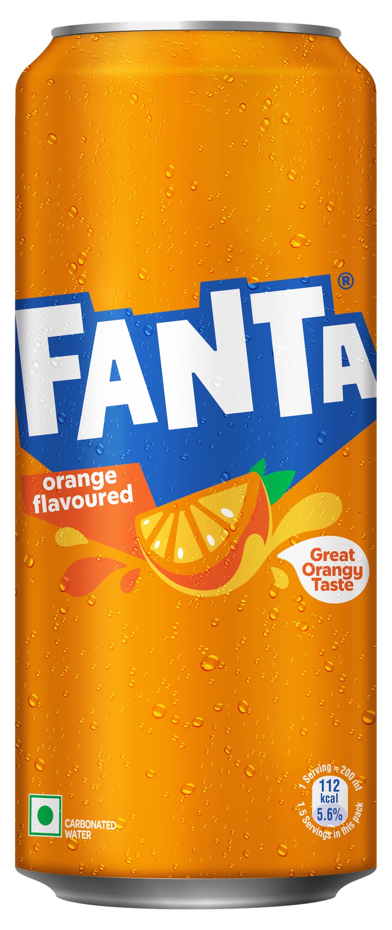 Fanta Orange Flavoured Soft Drink Can