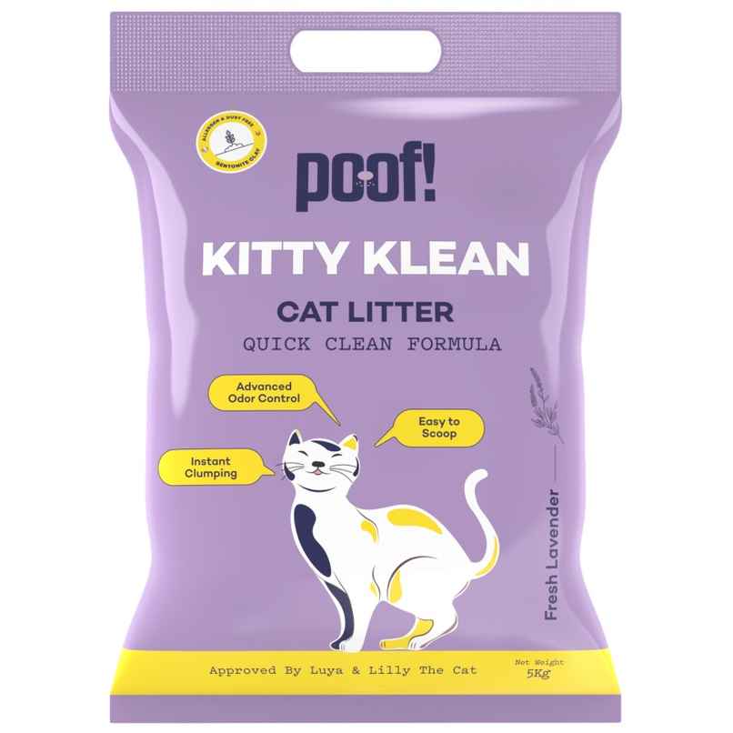Poof Kitty Clean Scoopable Cat Litter | Lavender Fragrance