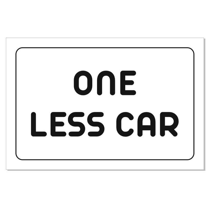 Samsidhi Auto One Less Car Car Sticker