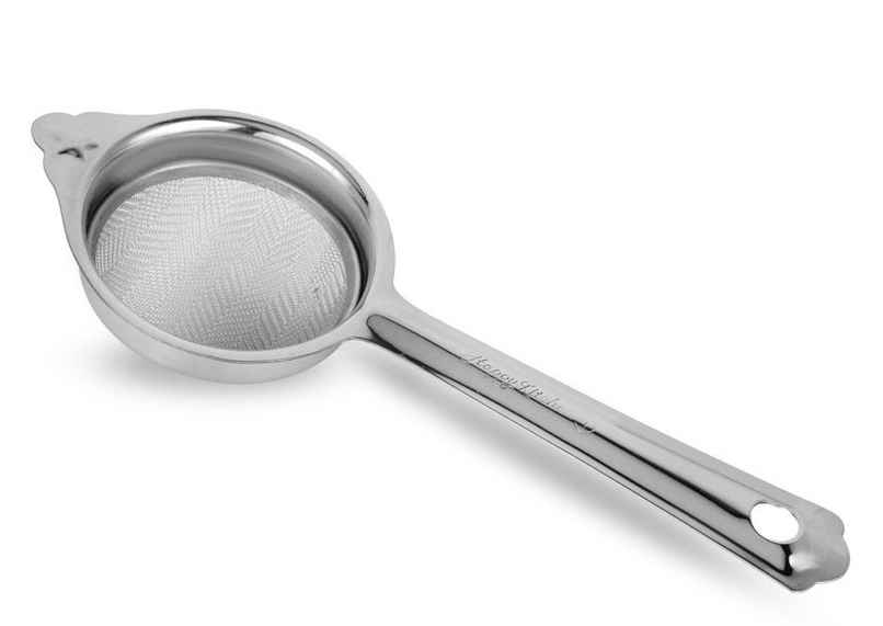 Happy Kitchen Stainless Steel Strainer High-Grade Stainless Steel Mesh, Perfect For Tea and Coffee