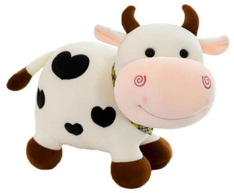 Babique Cow Tremp Plush Soft Toy Cute Kids Animal Home Decor Boys/Girls (30 cm)