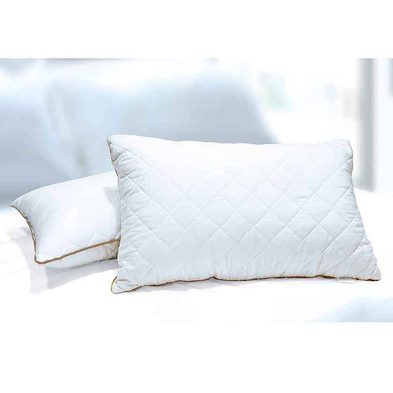 Spaces Quilted Pillow Set of 2 (17 x 27 inch / 17 x 28 in) - White Spaces Quilted Pillow Set of 2 (17 x 27 inch / 17 x 28 in) - White