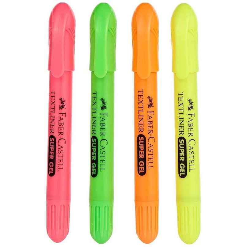 Faber-Castell 552705 Textliner Super Gel Crayon | Assorted Blister Faber-Castell 552705 Textliner Super Gel Crayon | Assorted Blister
