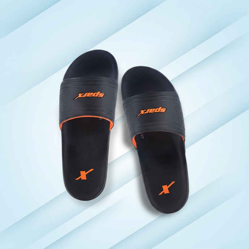 Sparx Slides Sfg-144 Black For Men Size-6