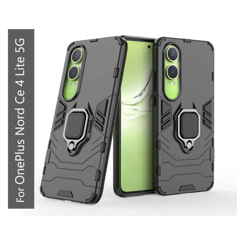Kwine Case OnePlus Nord Ce 4 Lite Back Cover - Ring Holder Stand Case Kwine Case OnePlus Nord Ce 4 Lite Back Cover - Ring Holder Stand Case