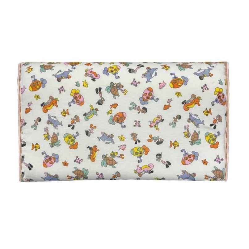 BAY6 Memory Foam Pillow For Kids - Printed Rectangle, Fun Design | 50 X 30 cm