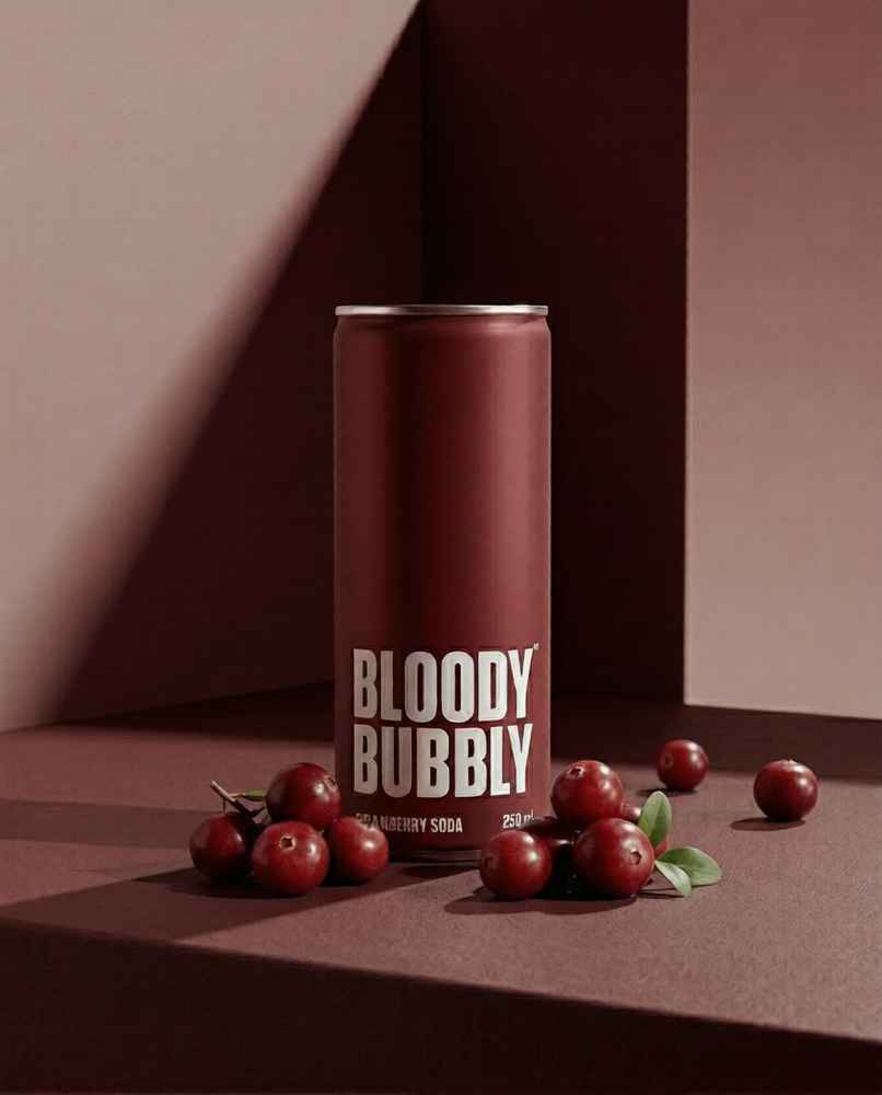 Bloody Bubbly Cranberry Soda Bloody Bubbly Cranberry Soda
