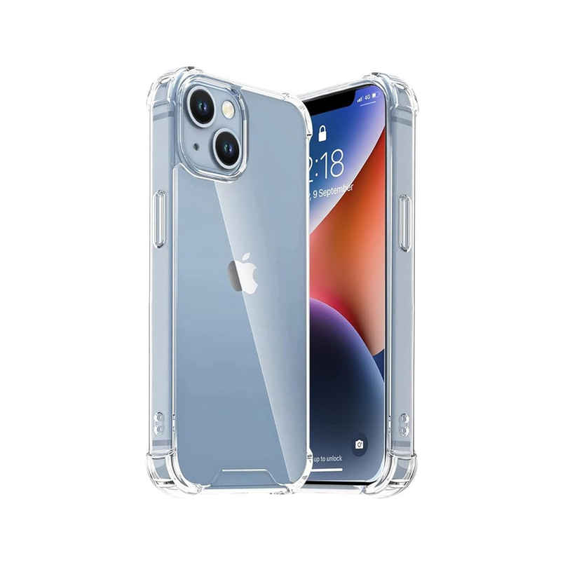 Sounce TPU Hard Back Cover for iPhone 13 | Scratch-Resistant | Shockproof | Transparent | MagSafe Compatible