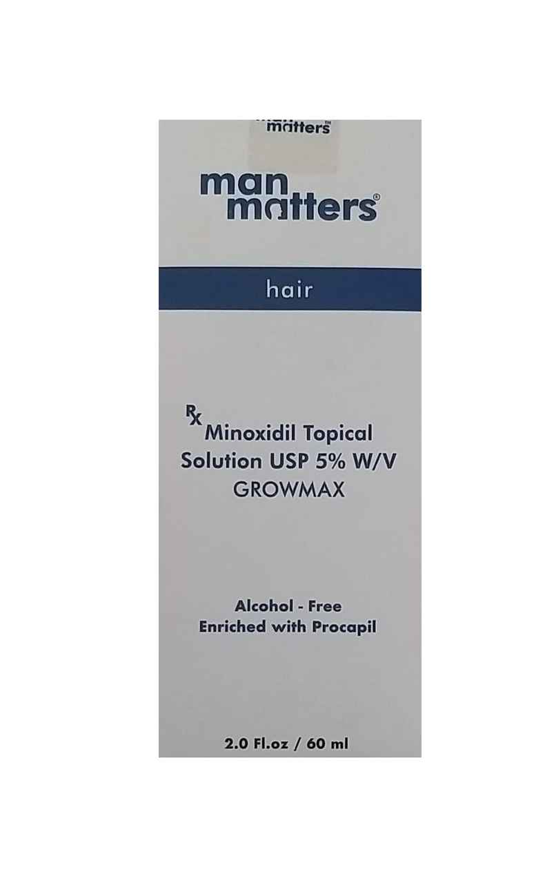 Man Matters Minoxidil 5% Growmax Topical Solution | For stage 2 hairfall