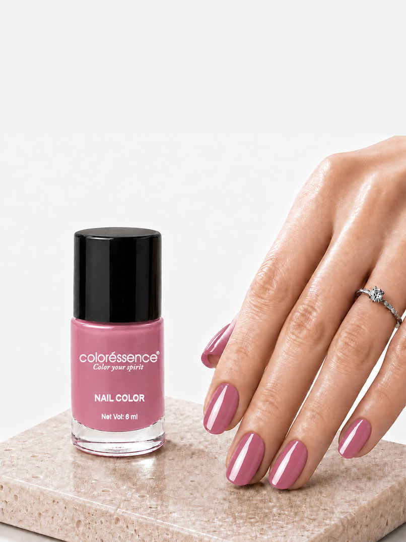 Coloressence Cute Coats Nail Paint | Playful Pink | Long Lasting | Chip Resistant | Quick Dry | One Swipe