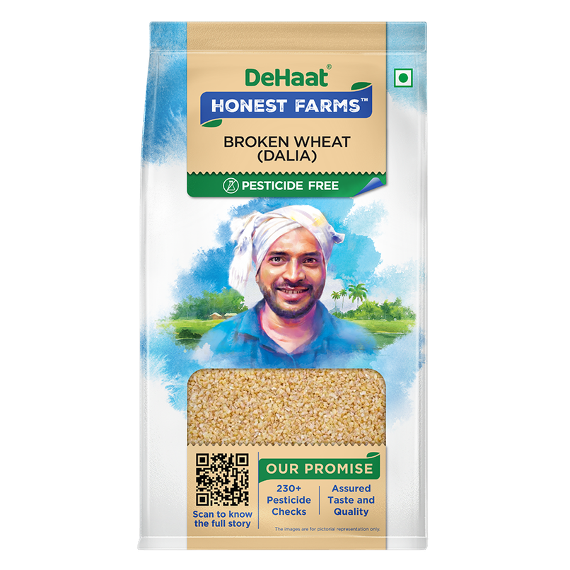 DeHaat HF Pesticide Free Broken Wheat /Dalia