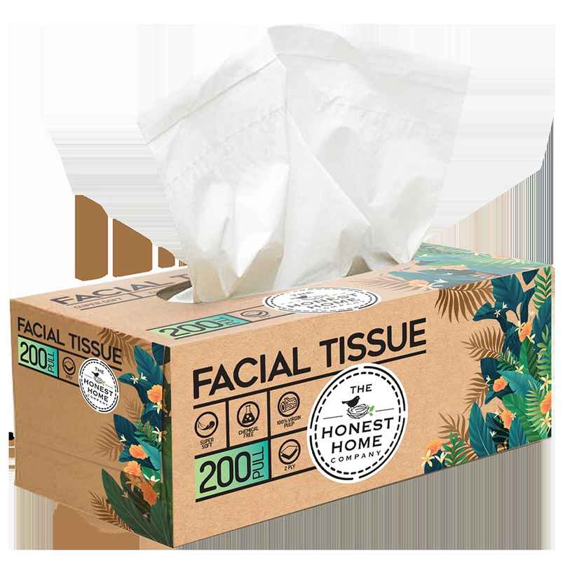 The Honest Home Company Facial Tissue Box | 200 Pulls