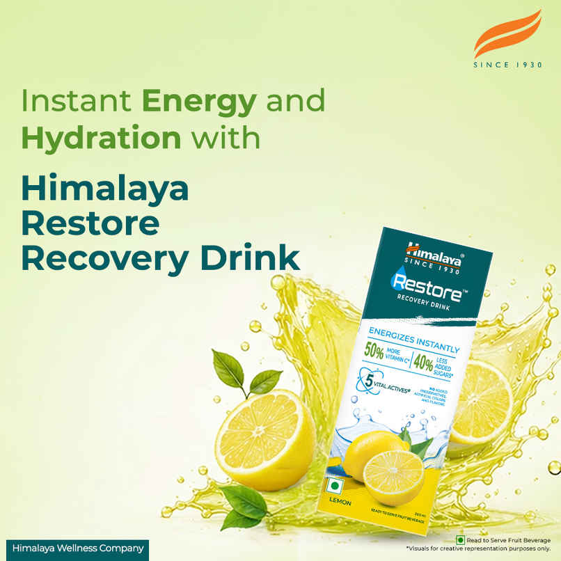 Himalaya Restore Recovery Drink | Lemon Flavor