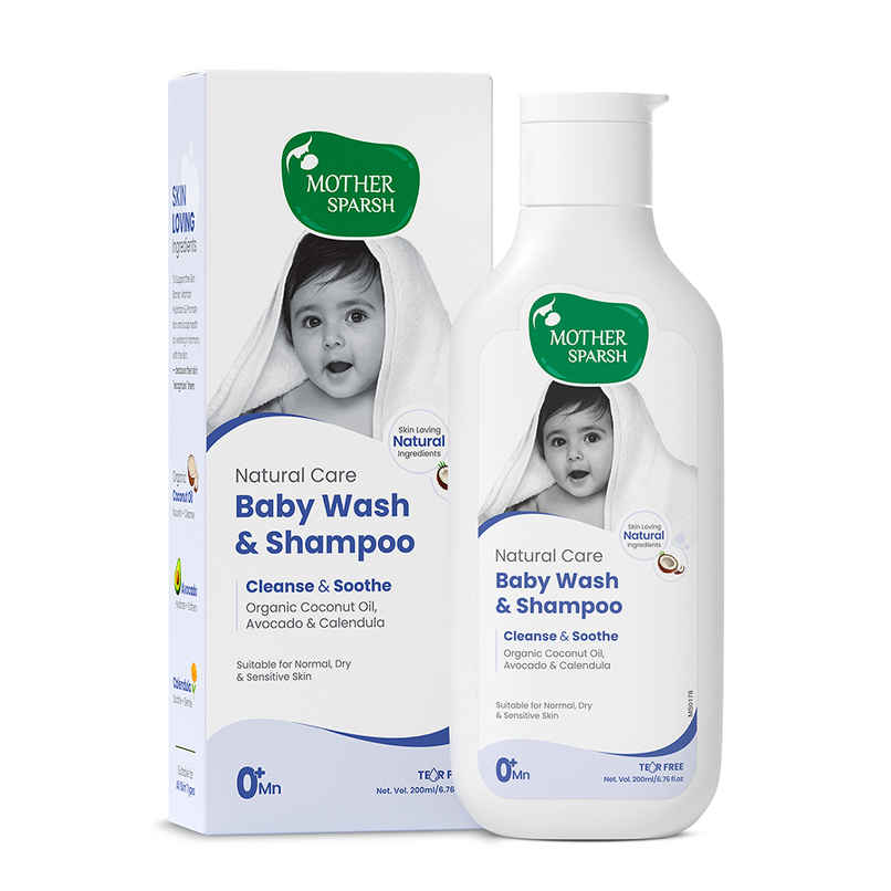 Mother Sparsh Natural Care Baby Wash & Shampoo Mother Sparsh Natural Care Baby Wash & Shampoo
