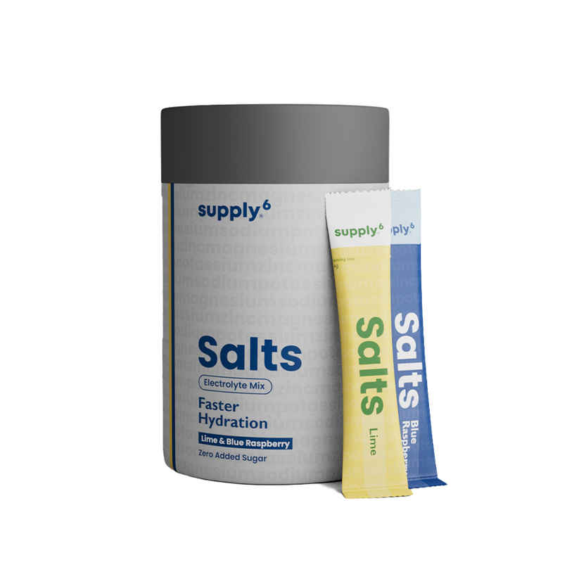 Supply6 Salts | Electrolyte Mix |Blue Raspberry |Lime |Sodium |Potassium |Magnesium |Zinc |Fiber Supply6 Salts | Electrolyte Mix |Blue Raspberry |Lime |Sodium |Potassium |Magnesium |Zinc |Fiber