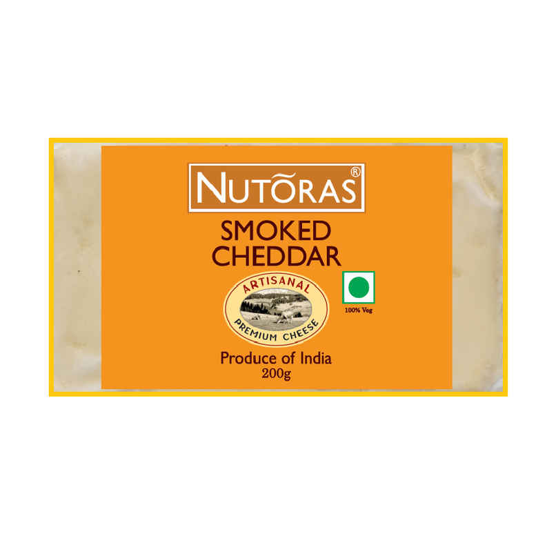 Nutoras Cheese Smoked Cheddar | Smoky, Sharp, Rich Nutoras Cheese Smoked Cheddar | Smoky, Sharp, Rich