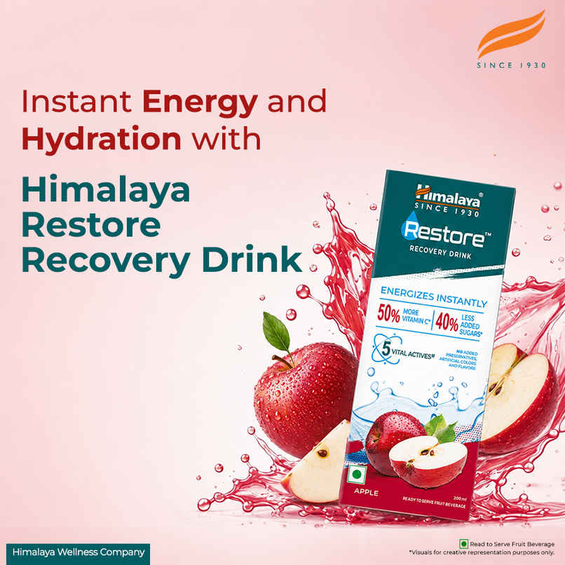 Himalaya Restore Recovery Drink | Apple Flavor Himalaya Restore Recovery Drink | Apple Flavor