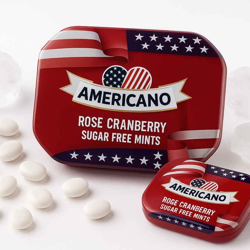 Americano Sugar Free Mint - Rose Cranberry Americano Sugar Free Mint - Rose Cranberry