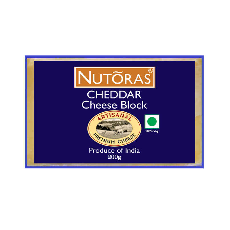 Nutoras Cheddar Cheese Block Nutoras Cheddar Cheese Block