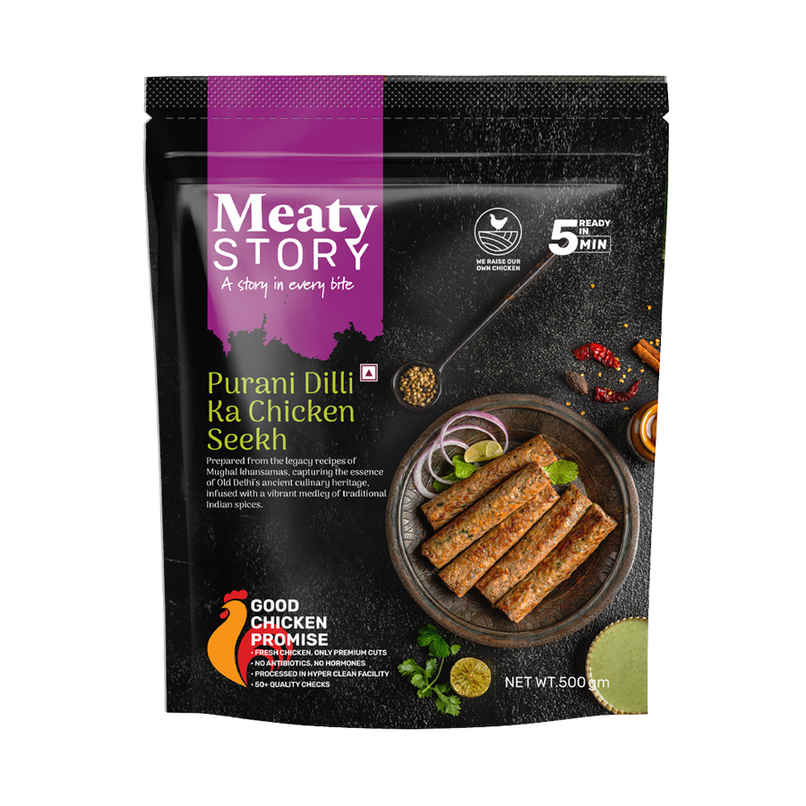 Meaty Story Purani Dilli Ka Chicken Seekh Kebab Meaty Story Purani Dilli Ka Chicken Seekh Kebab
