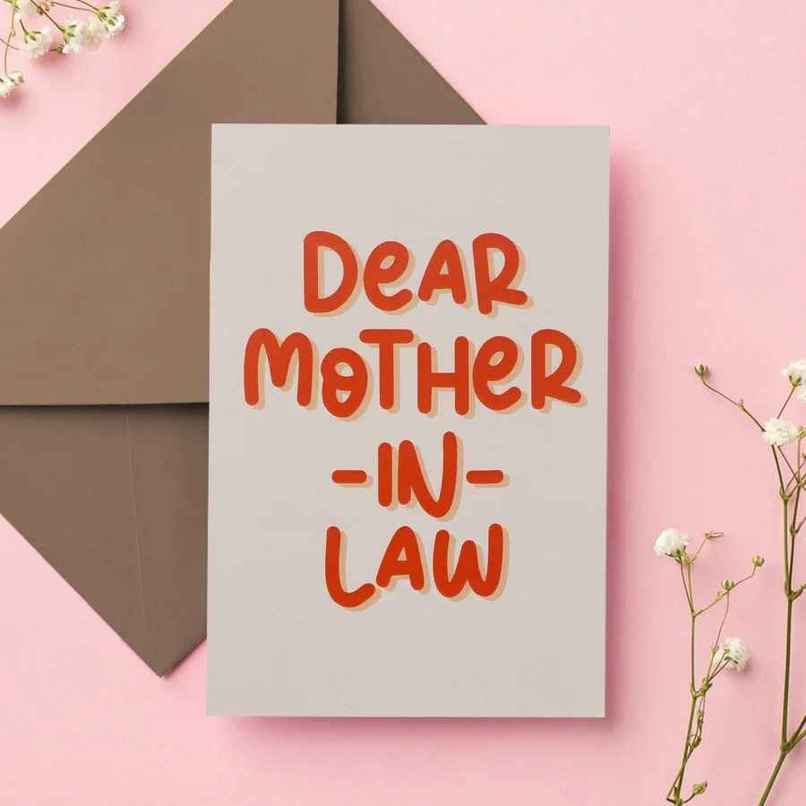 Dear Mother-in-Law Special Greeting Card | Oye Happy