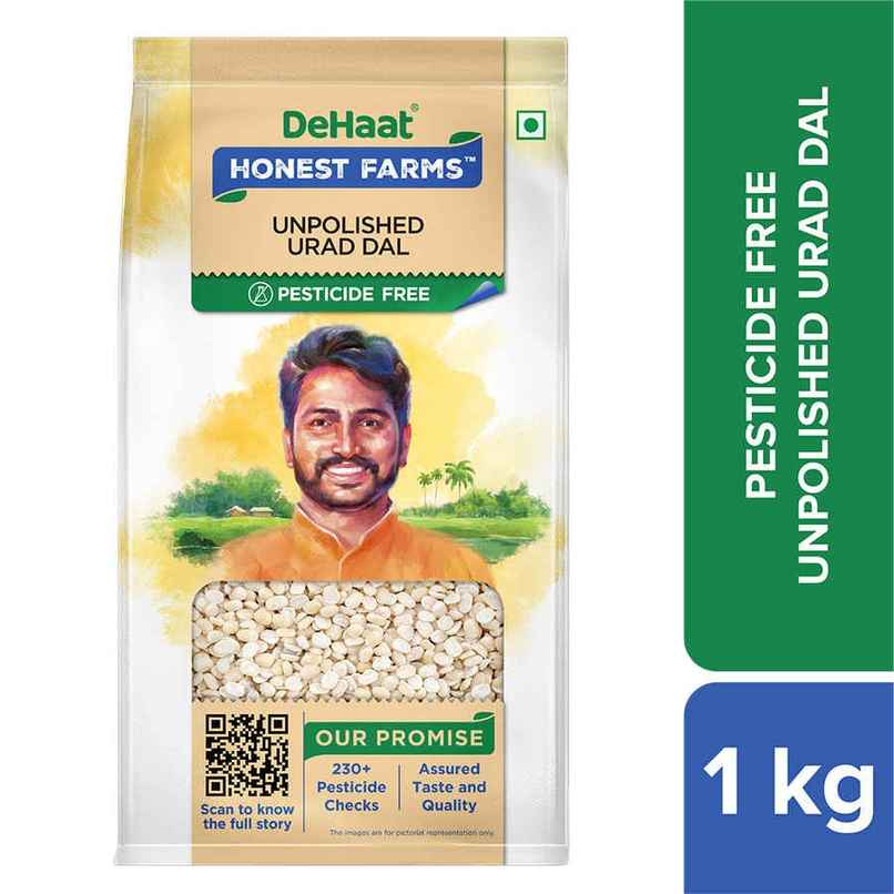 DeHaat HF Urad Dal Unpolished | Pesticide Free