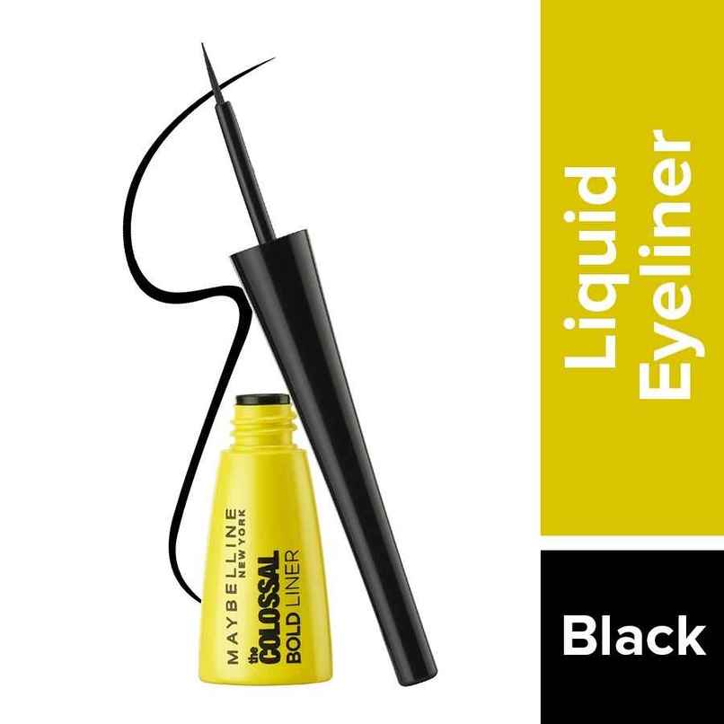 Maybelline New York The Colossal Bold Liner, Smudgeproof & Waterproof Eyeliner - Bold Black