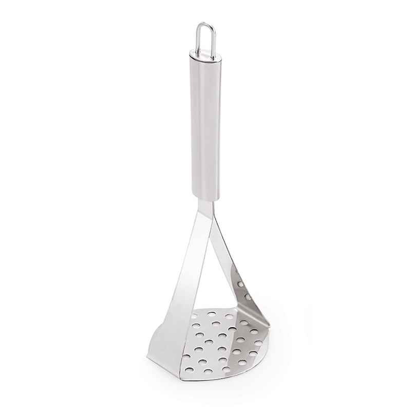 Petals Stainless Steel Vegatable Potato Pav Bhaji Masher Presser | 25 cm x 8.5 cm