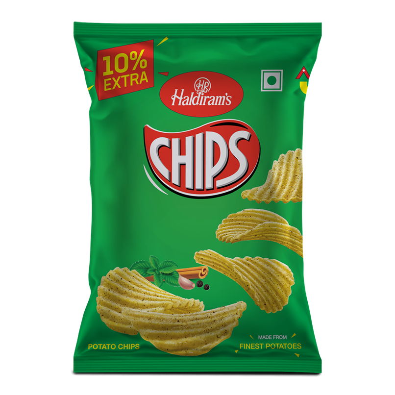 Haldiram's Chips | Pudina Treat | Tangy Mint Flavour