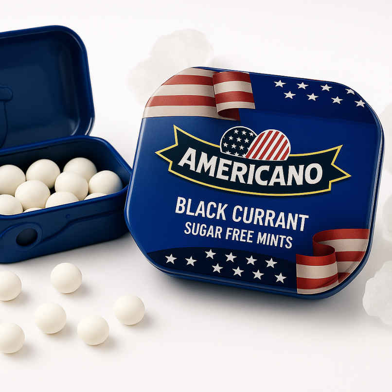 Americano Sugar Free Mint - Blackcurrent Americano Sugar Free Mint - Blackcurrent