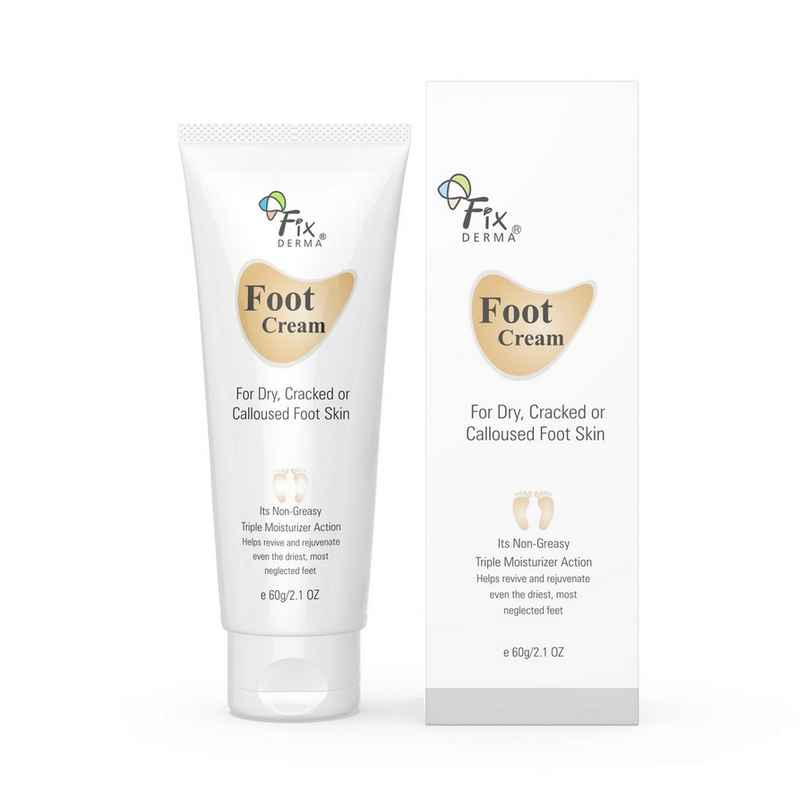 Fixderma 5% Lactic Acid 15% Urea 3% Glycerine Foot Cream For Dry & Cracked Feet Moisturizes