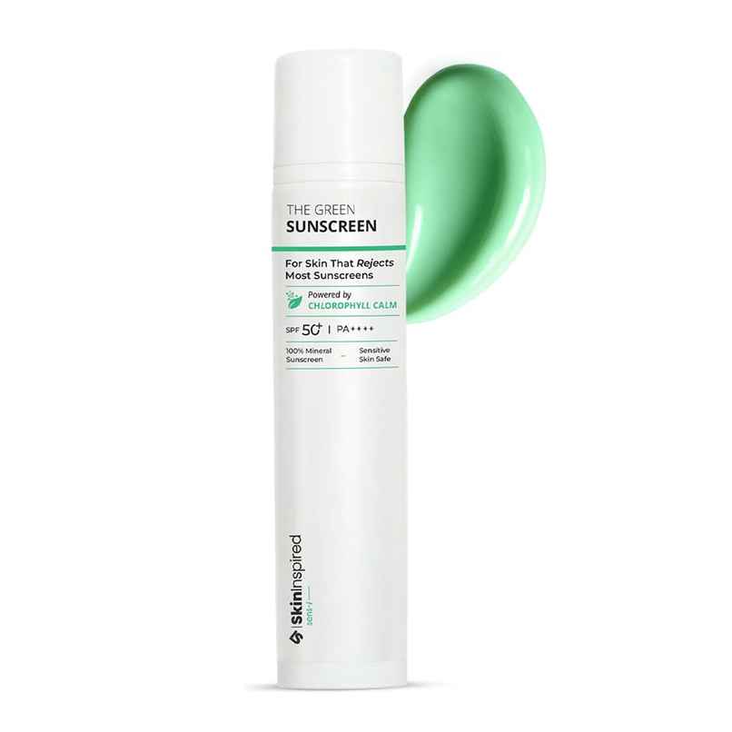 SkinInspired The Green Sunscreen 100% Mineral Sunscreen SPF 50+ PA++++ SkinInspired The Green Sunscreen 100% Mineral Sunscreen SPF 50+ PA++++