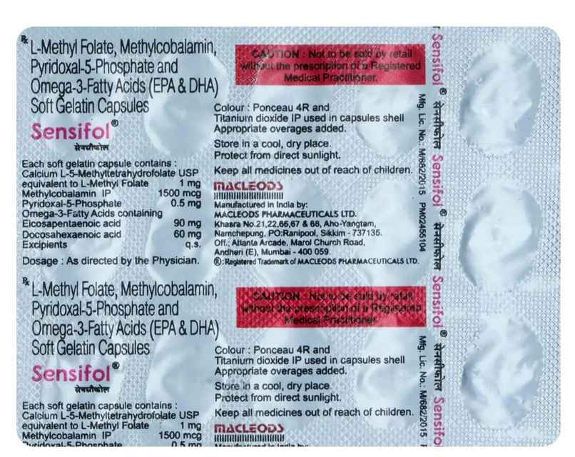 Sensifol Soft Gelatin Capsule Sensifol Soft Gelatin Capsule