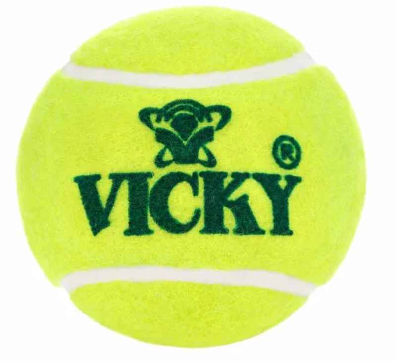 Vicky Light Weight Rubber Cricket Ball (Yellow) pack of 6